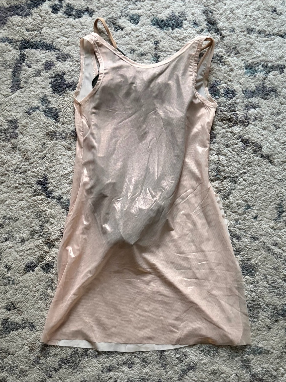 Custom On The Dance Floor Beige & Green Mesh Dress Dance Costume